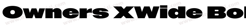 Owners XWide Bold字体转换